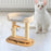 Crofta Cat Tree Toy Double Layers Double Turntable for Indoor Cats Modern Cat House