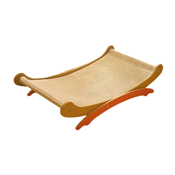 Crofta Cat Scratching Pad Cat Lounger for Protect Carpets and Carpets Rest Sleeping Orange