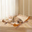 Crofta Cat Scratching Pad Cat Lounger for Protect Carpets and Carpets Rest Sleeping White