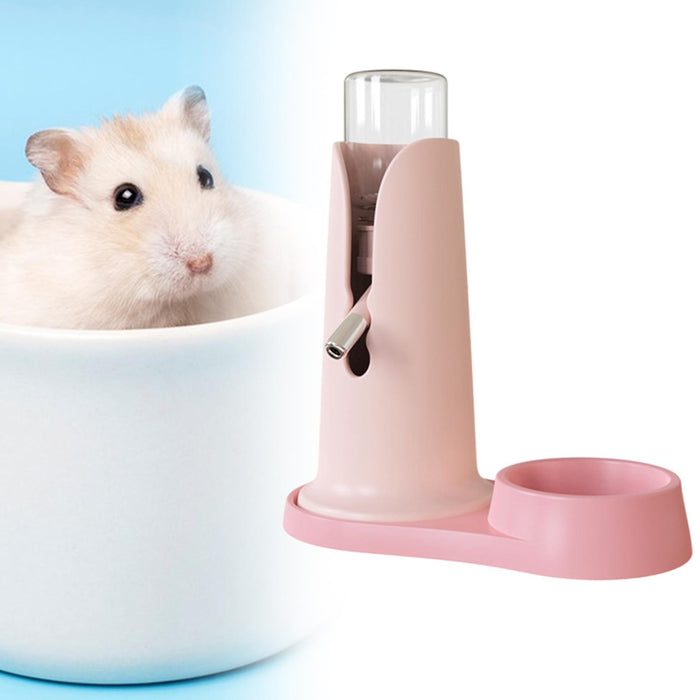 Crofta Hamster Kettle Adjustable Comfortable Pet Supplies for Small Animals Parrots pink