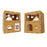 Crofta Cat Scratcher House Hideaway Cardboard Cat House Kitten Pet Gift Indoor Cats without door curtain