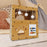 Crofta Cat Scratcher House Hideaway Cardboard Cat House Kitten Pet Gift Indoor Cats With door curtain