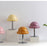 Crofta Lollypop Lamp Ambient Table Lights Glass Bedside Lamp for Dresser Party Home orange