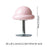 Crofta Mushroom Table Lamp Ambient Table Lights Retro for Bedside Desklight Dresser pink