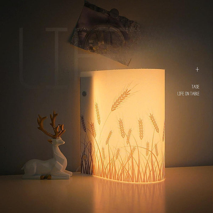 Crofta Table Lamp Night Light Reading Lamp Desk Lamp for Office Bedroom Living Room wheat