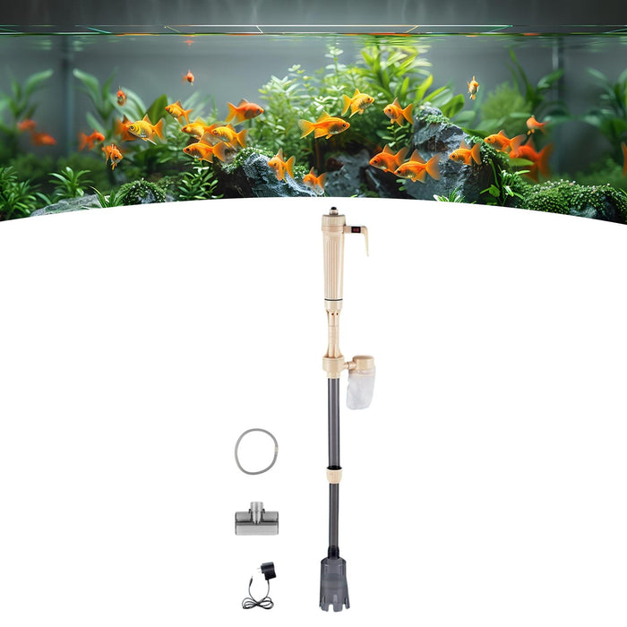 Crofta Electric Fish Tank Vacuum Gravel Cleaner Water Circulation Fish Tank Cleaner