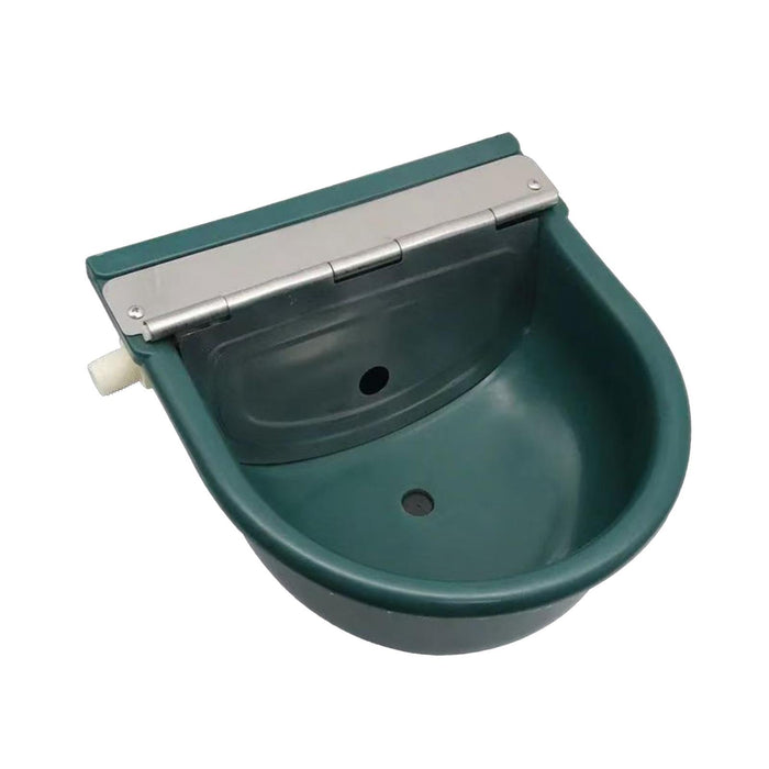 Crofta Automatic Water Bowl Pet Supplies Water Dispenser for Farm Animals Cow Sheep Metal lid