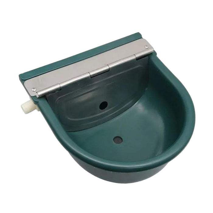 Crofta Automatic Water Bowl Pet Supplies Water Dispenser for Farm Animals Cow Sheep Metal lid