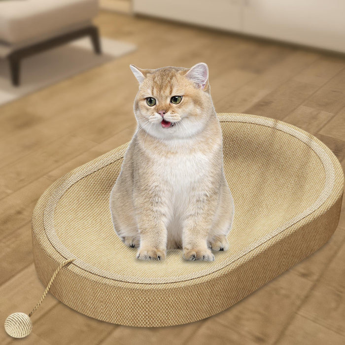 Crofta Cat Scratcher Bed Multipurpose Cat Scratching Pad for Outdoor Grinding Claws