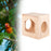 Crofta Bird House Ventilation Wooden Bird Habitat Box for Garden Viewing Garden Patio Decor S