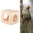 Crofta Bird House Ventilation Wooden Bird Habitat Box for Garden Viewing Garden Patio Decor L