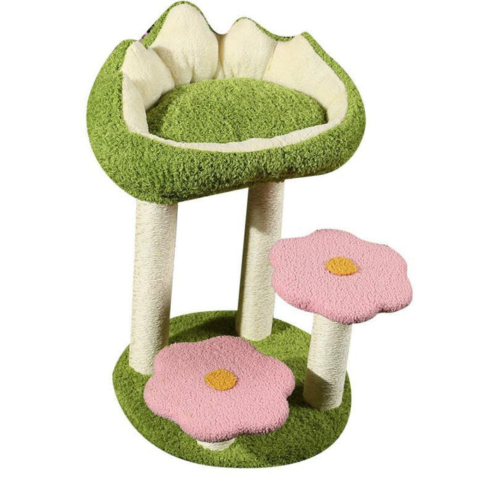 Crofta Cat Tree for Indoor Cats Bed Grind Claws Furniture Protector Scratching Posts