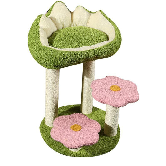 Crofta Cat Tree for Indoor Cats Bed Grind Claws Furniture Protector Scratching Posts