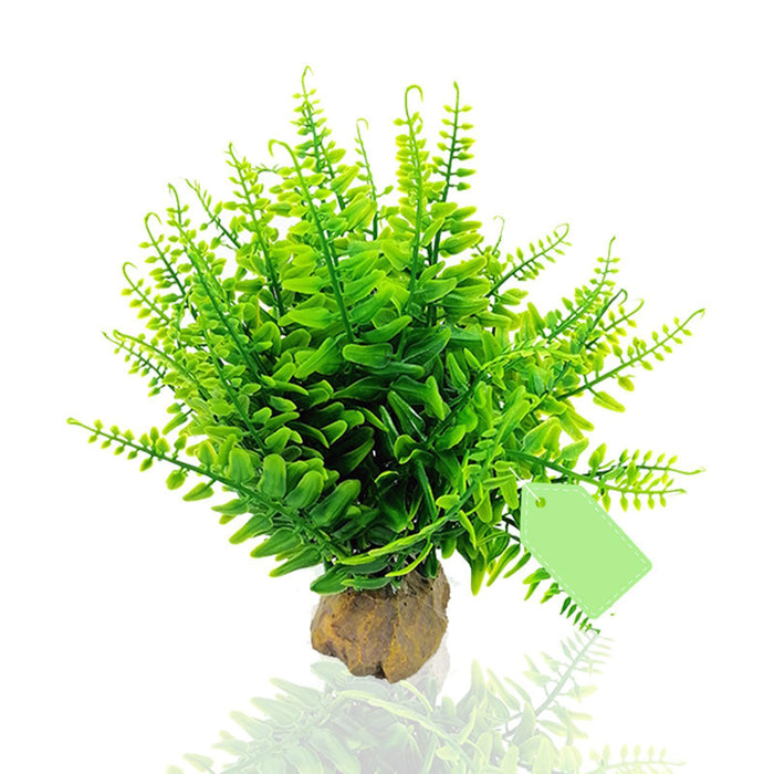 Crofta Artificial Plants Aquarium Decoration Realistic Fake Plants Artificial Stems 23x22x23cm