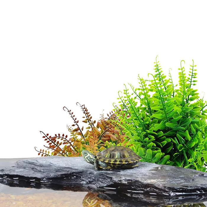 Crofta Artificial Plants Aquarium Decoration Realistic Fake Plants Artificial Stems 23x22x23cm