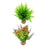 Crofta Artificial Plants Aquarium Decoration Realistic Fake Plants Artificial Stems 23x22x23cm