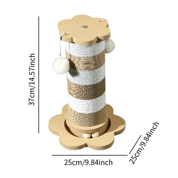 Crofta Cat Scratch Post Cat Toy All Season for Indoor Cats for Kitties Cats Kittens