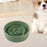 Crofta Slow Feeder Dog Bowl Pet Cat Dog Bowl for Dogs Pets Accessories Kitty green