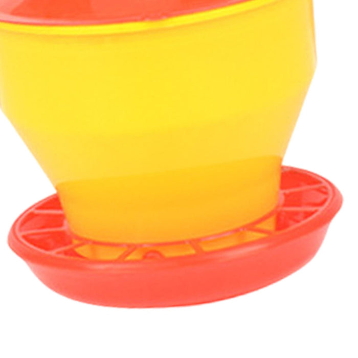 Crofta Chicken Feeder and Water Feeder Automatic Blanking Bucket for Duck Chook Hen