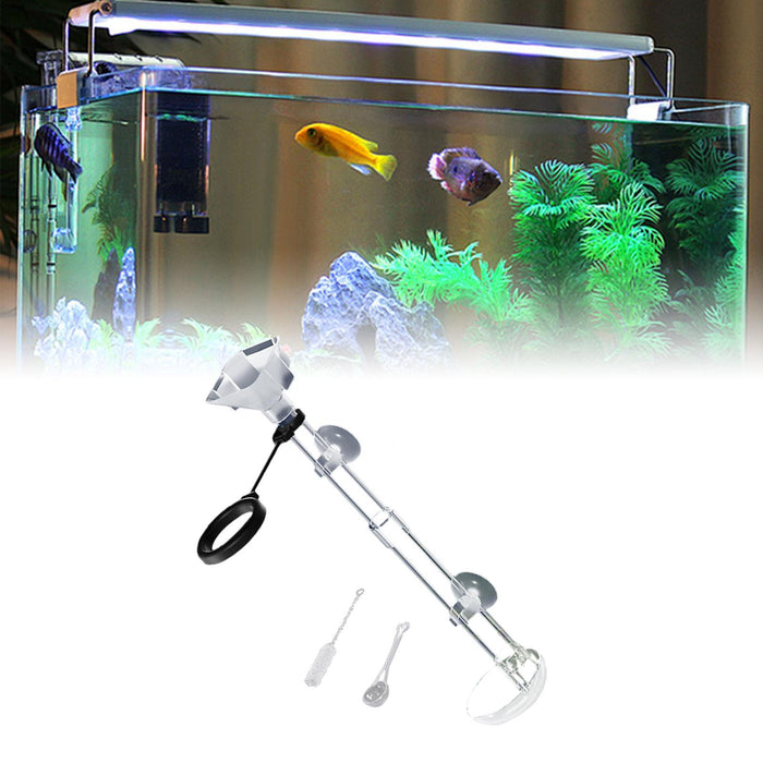 Crofta Fish Feeder Acrylic Feeding Supplies Aquarium Shrimp Feeding Tube for Shrimp S