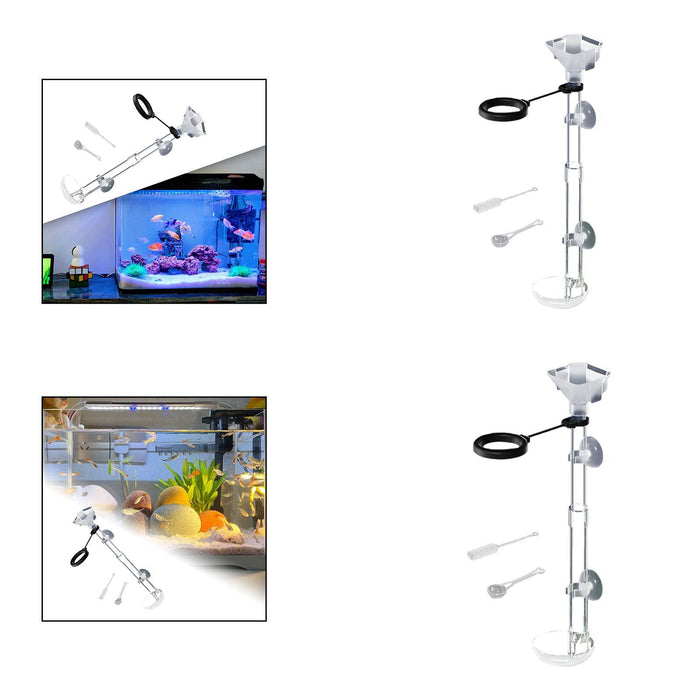 Crofta Fish Feeder Acrylic Feeding Supplies Aquarium Shrimp Feeding Tube for Shrimp S