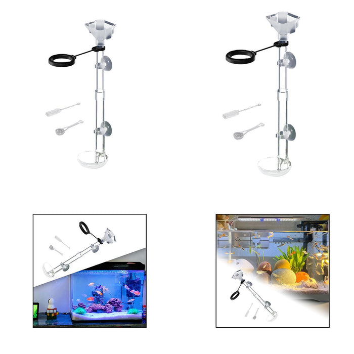 Crofta Fish Feeder Acrylic Feeding Supplies Aquarium Shrimp Feeding Tube for Shrimp S