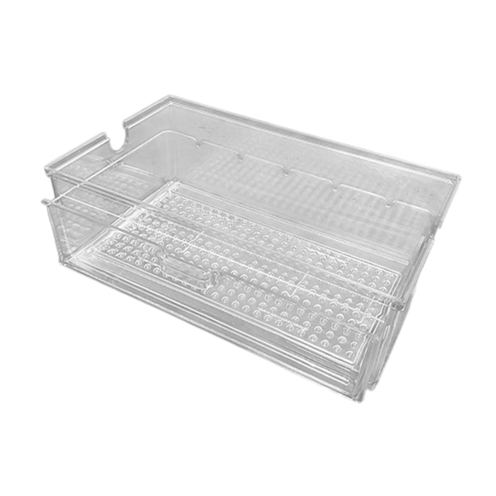 Crofta Aquarium External Filter Drawer Drip Tray Filtration Box Drip Water Flow Box Clear