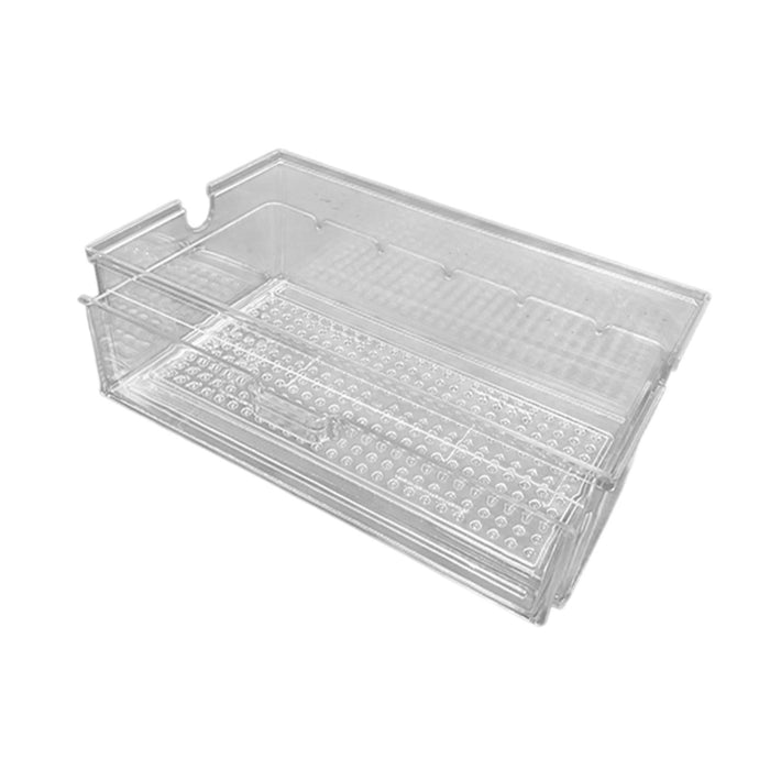 Crofta Aquarium External Filter Drawer Drip Tray Filtration Box Drip Water Flow Box Clear