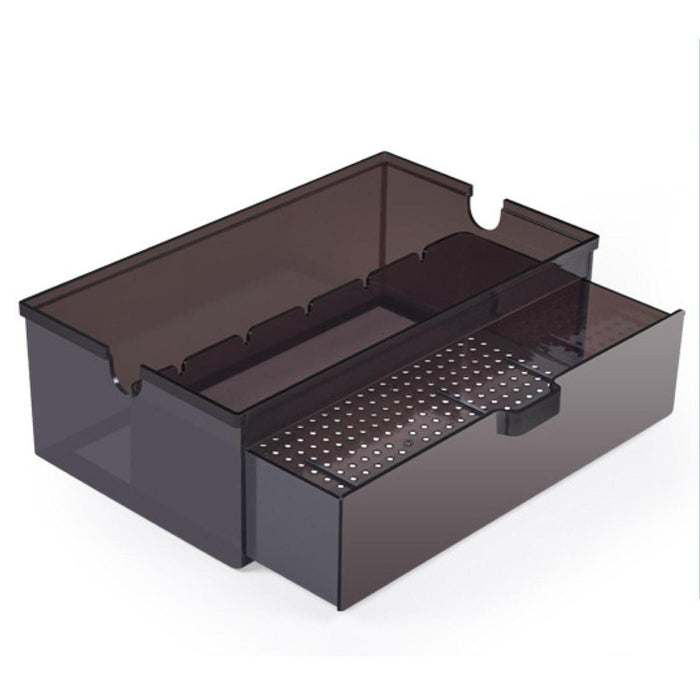 Crofta Aquarium External Filter Drawer Drip Tray Filtration Box Drip Water Flow Box Brown