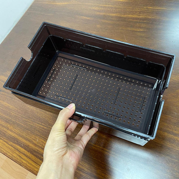 Crofta Aquarium External Filter Drawer Drip Tray Filtration Box Drip Water Flow Box Brown