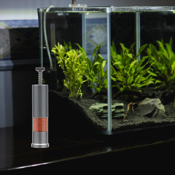 Crofta Fish Feeder Transparent Finger Pressure for Aquarium Fish Tank Cherry Shrimp