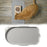 Crofta Feeder Pad Dish Mat Anti Slip Puppy Feeding Mat for Puppy Cats Small Animals Gray