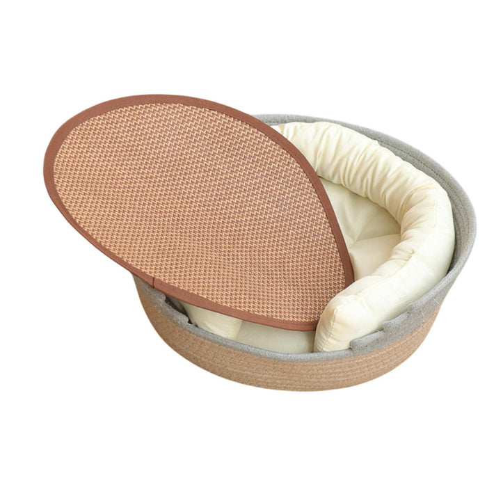 Crofta Cat Scratcher Bed Kitten Scratcher Board Pad for Indoor Cats Pet Toys Kitten L