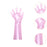 Crofta 50Pcs Long Sleeve Gloves Sow Obstetric Check Gloves for Pet Care Beauty Hair