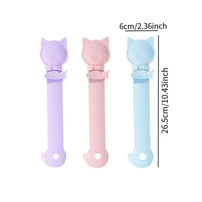 Crofta 3Pcs Cat Feeder Spoon Multifunctional Cat Stick Dispenser Tool Pet Puppy Cat