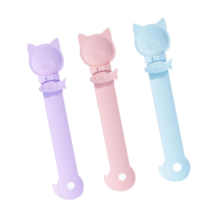 Crofta 3Pcs Cat Feeder Spoon Multifunctional Cat Stick Dispenser Tool Pet Puppy Cat