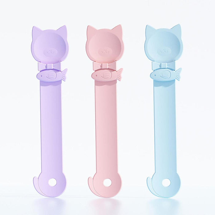 Crofta 3Pcs Cat Feeder Spoon Multifunctional Cat Stick Dispenser Tool Pet Puppy Cat