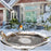 Crofta Bird Bath Deicer Lightweight Sturdy Water Heater for Garden Outdoor Backyard White