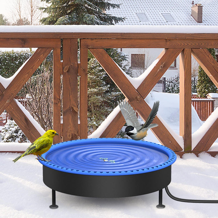 Crofta Bird Pet Bath Heater Deicer Winter Water Heater Pond Deicer for Garden Yard Duck