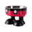 Crofta Puppy Bowl Food Feeding Dish Cat Food Bowl for Small Pets Food and Water Dog Black Red