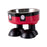 Crofta Puppy Bowl Food Feeding Dish Cat Food Bowl for Small Pets Food and Water Dog Black Red