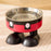 Crofta Puppy Bowl Food Feeding Dish Cat Food Bowl for Small Pets Food and Water Dog Black Red