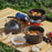 Crofta 10Pcs Camping Cookware Set Cooking Utensils Set for Trekking BBQ Backpacking orange