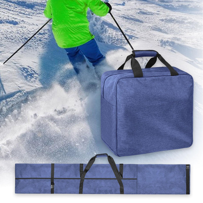 Crofta Ski Storage Bag Outdoor Activities Transportation Snowboarding Bag Organizer Both