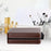 Crofta Jewelry Box Storage Box Gifts Earring Organizer for Brooches Bracelets Rings brown