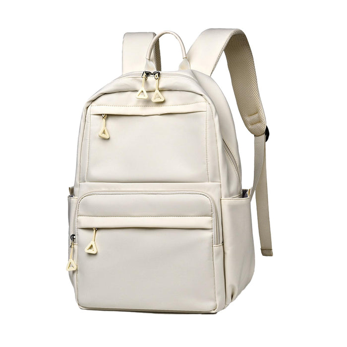 Crofta Travel Laptop Backpack Portable Business Backpack for Commute Camping Sports White