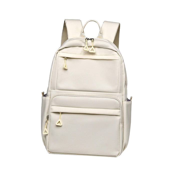 Crofta Travel Laptop Backpack Portable Business Backpack for Commute Camping Sports White