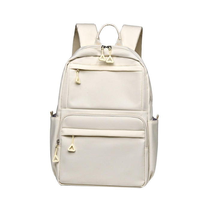 Crofta Travel Laptop Backpack Portable Business Backpack for Commute Camping Sports White