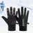 Crofta Winter Gloves Hand Warmer Mittens for Outdoor Activities Motorcycling Biking Women Slip on Black