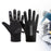 Crofta Winter Gloves Hand Warmer Mittens for Outdoor Activities Motorcycling Biking Women Slip on Black